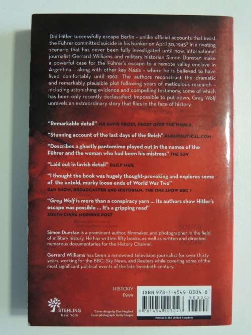 Grey Wolf - The Escape Of Adolf Hitler - Simon Dunstan & Gerrard Williams