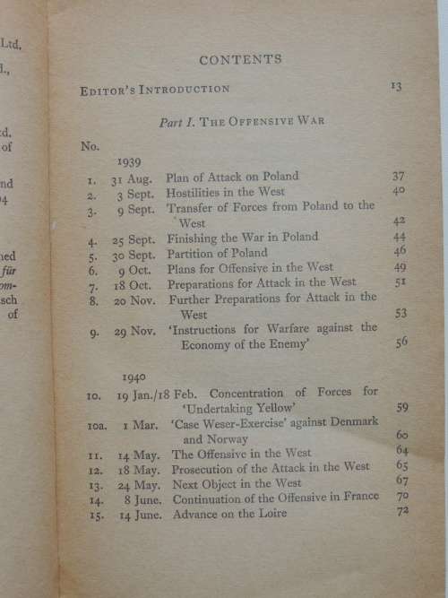 Hitler`s War Directives 1939-45ed H.R. Trevor-Rooper