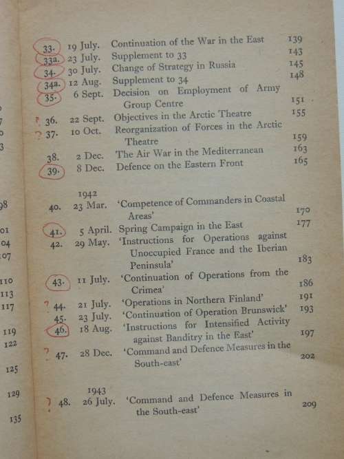 Hitler`s War Directives 1939-45ed H.R. Trevor-Rooper