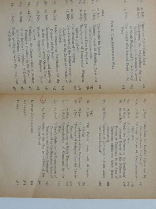 Hitler`s War Directives 1939-45ed H.R. Trevor-Rooper