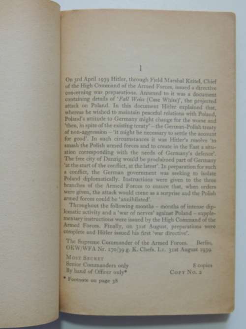 Hitler`s War Directives 1939-45ed H.R. Trevor-Rooper