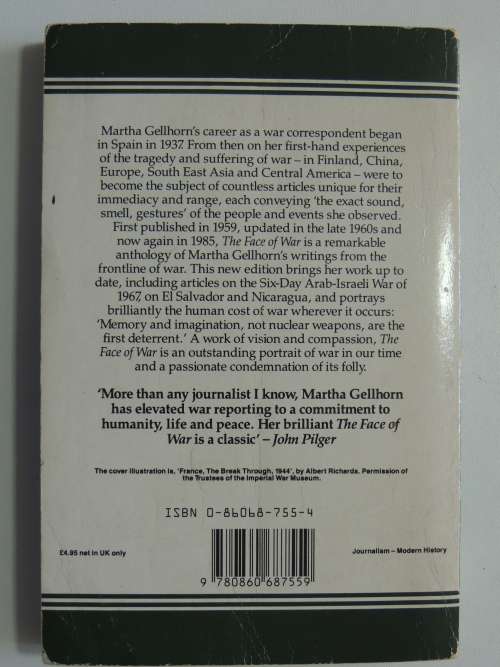 The Face Of War - Martha Gelhorn
