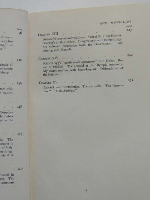 Between Hitler And Mussolini - Memoirs Of Ernst Rudiger - Ernst Rudiger Prince Starhember
