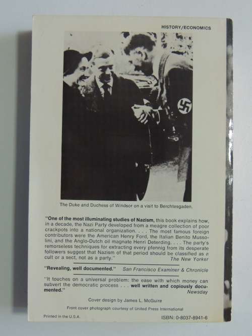Who Financed Hitler, The Secret Funding Of Hitler`s Rise To Power 1919-33 -James Pool & Suzanne Pool