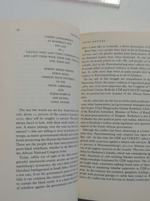 The Mirror at Midnight - A South African Journey - Adam Hochschild - FIRST EDITION 1990, SIGNED