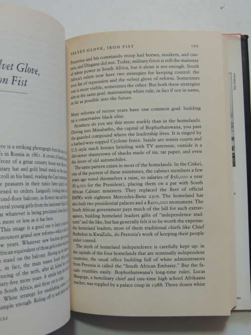 The Mirror at Midnight - A South African Journey - Adam Hochschild - FIRST EDITION 1990, SIGNED
