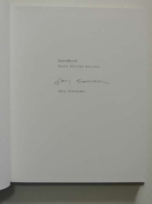 Handbook - South African Artists- Gary Schneider