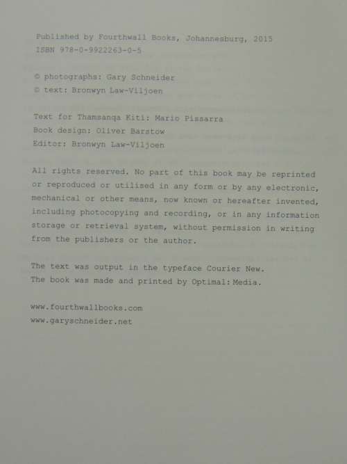 Handbook - South African Artists- Gary Schneider