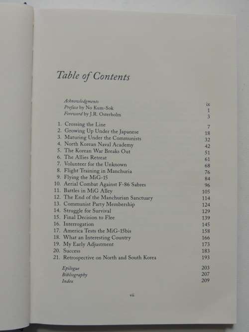A MiG-15 to Freedom, Memoir of ..Wartime North Korean Defector...-NO KUM-SOK with J Roger Osterholm