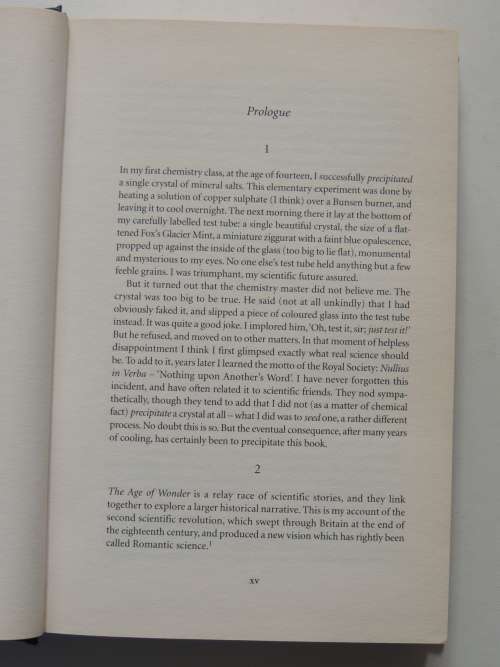 The Age of Wonder, How theRomantic Generation Discovered theBeauty &Terror ofScience -Richard Holmes