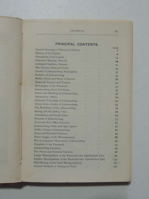 A Guide to the Transvaal - 1905 - HT Montague Bell, Rev C Arthur Lane
