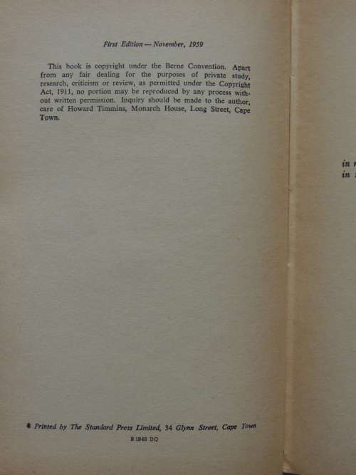 Spoor of Blood - Alan Cattrick - First edition, 1959