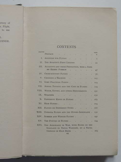 Flying - Some Practical Experiences Gustav Hamel, Charles C Turner 1914, First Edition