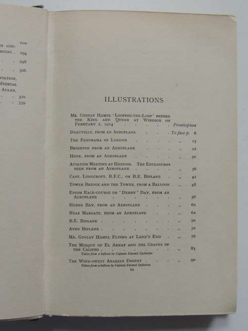 Flying - Some Practical Experiences Gustav Hamel, Charles C Turner 1914, First Edition