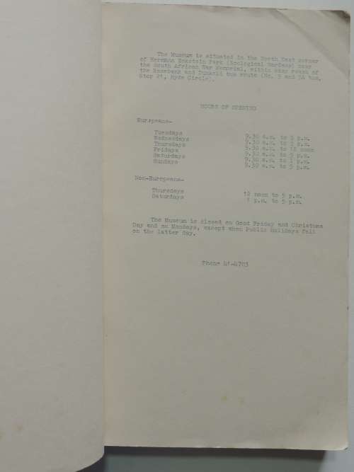 South African National War Museum - Medal Catalogue, 1959Catalogue of Military Orders, Decorations