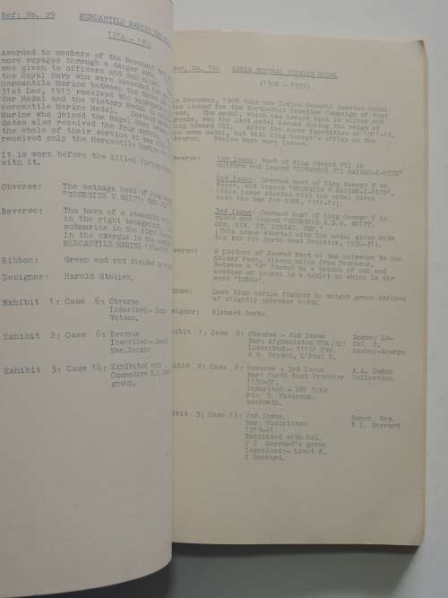 South African National War Museum - Medal Catalogue, 1959Catalogue of Military Orders, Decorations