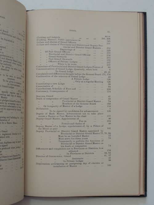 Grand Lodge Of Mark Master Masons - Constitutions & Regulations - Charles Fitzgerald Matier 1895