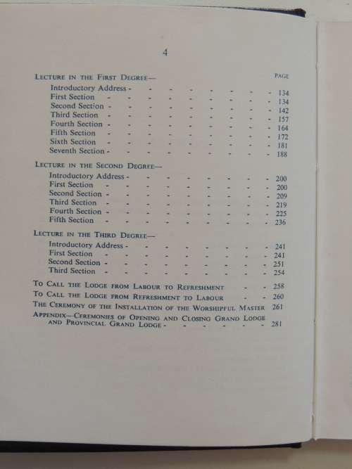 The Oxford Ritual Of Craft Freemasonry - With The Lectures In The Three Degrees The Installation Cer