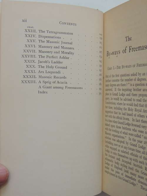 By-Ways of Freemasonry: Essays Descriptive of Masonic Practice & Policy by Rev. John T. Lawrence