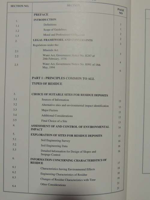 Guidelines For Environmental Protection,Engineering Design, Operation & Closure Of Metalliferous, ..