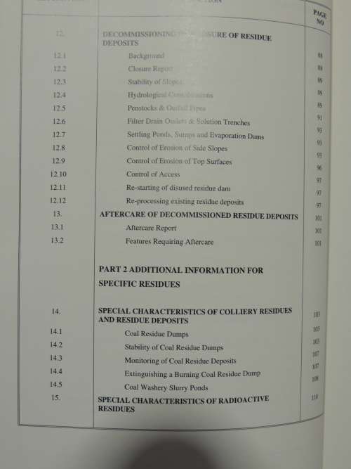 Guidelines For Environmental Protection,Engineering Design, Operation & Closure Of Metalliferous, ..
