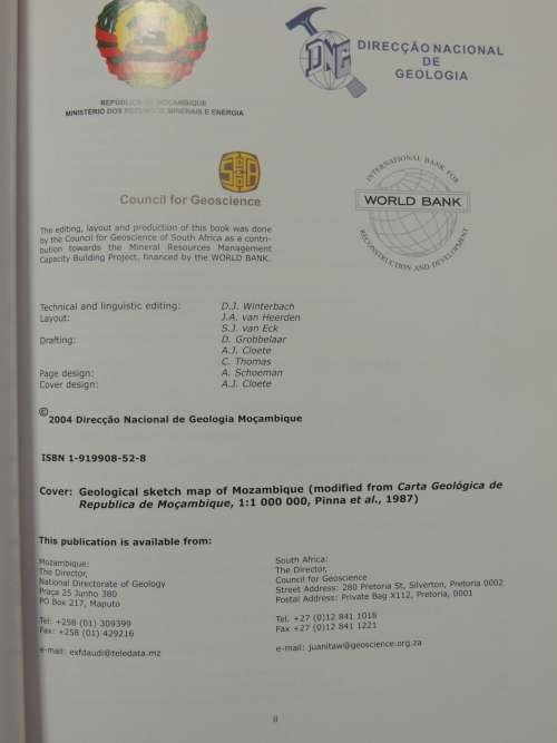 The Geology and Mineral Resources of Mozambique - Siegfried Lachelt