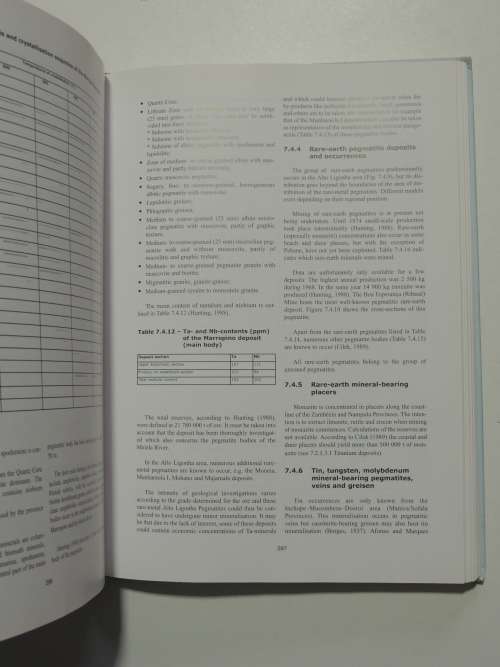 The Geology and Mineral Resources of Mozambique - Siegfried Lachelt