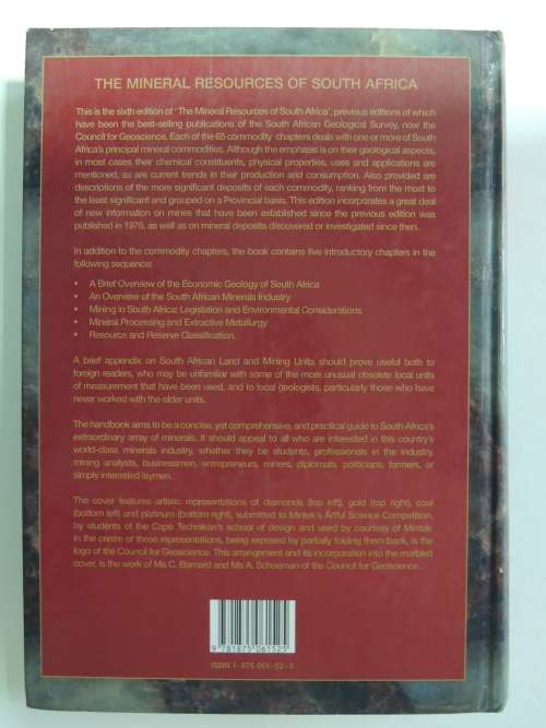 The Mineral Resources Of South Africa- ed. M.G.C. Wilson & C.R. Anhaeusser