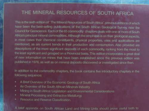 The Mineral Resources Of South Africa- ed. M.G.C. Wilson & C.R. Anhaeusser