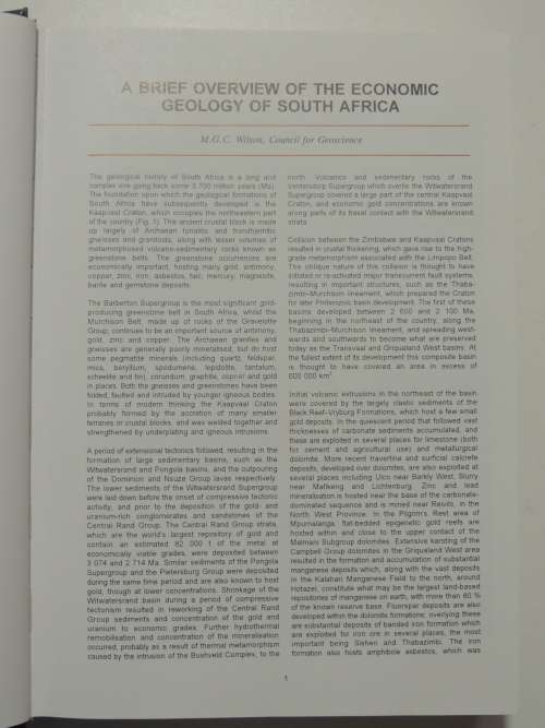 The Mineral Resources Of South Africa- ed. M.G.C. Wilson & C.R. Anhaeusser