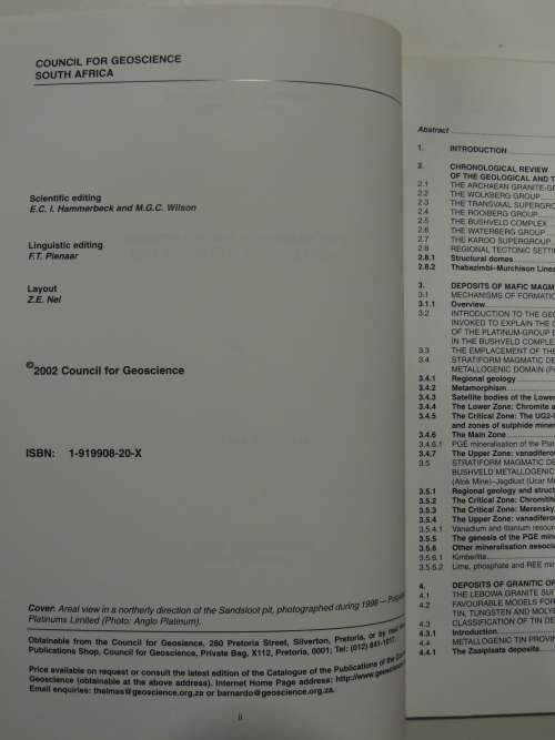 Explanation Of The Nylstroom Metallogenic Map Sheet 2428 - D.L. Ehlers & M.C. du Toit