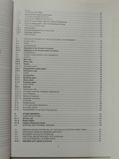 Explanation Of The Nylstroom Metallogenic Map Sheet 2428 - D.L. Ehlers & M.C. du Toit