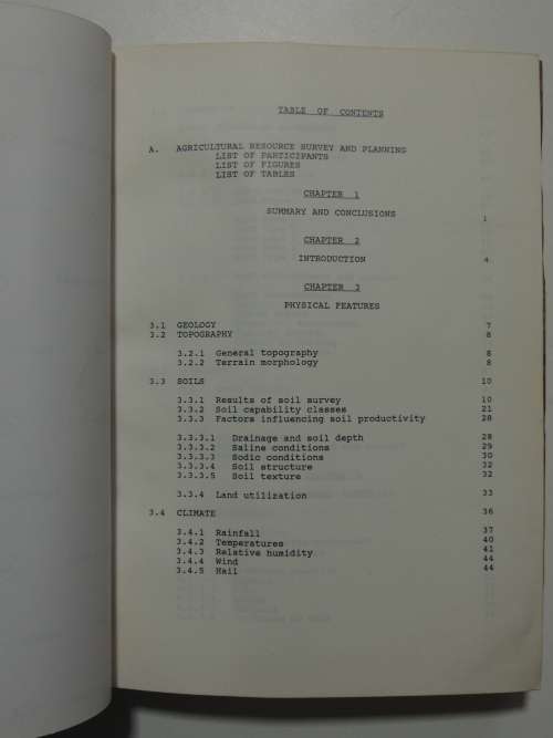 Resource Survey And Development Planning Of The Lower Letaba Farms Volume 1