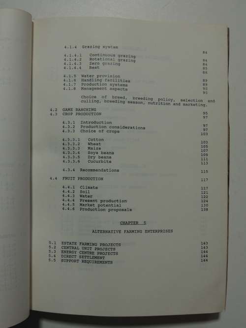 Resource Survey And Development Planning Of The Lower Letaba Farms Volume 1