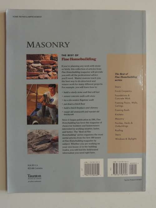 Masonry - The Best of Fine Homebuilding