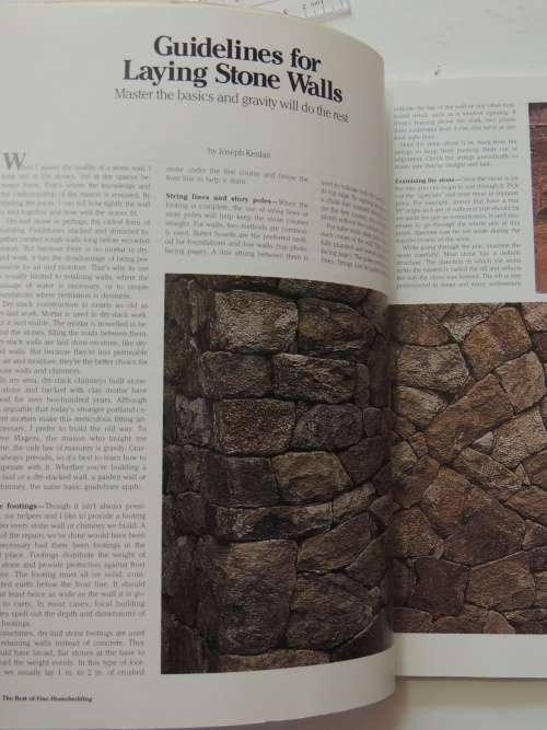 Masonry - The Best of Fine Homebuilding