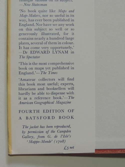 Maps And Map-Makers - R.V. Tooley