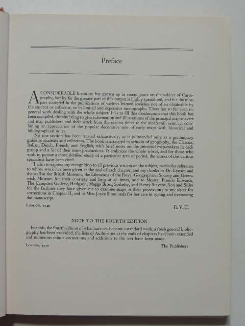 Maps And Map-Makers - R.V. Tooley