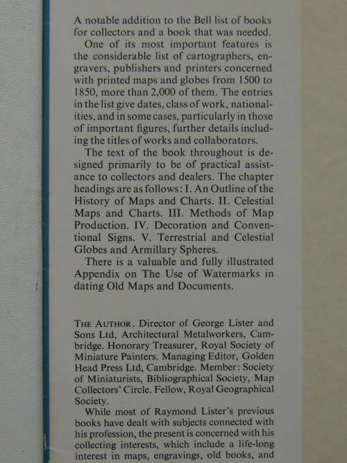 How To Identify Old Maps And Globes - Raymond Lister
