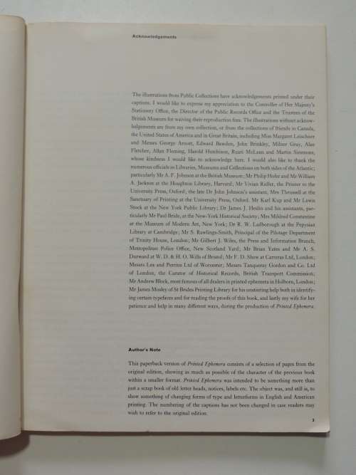Printed Ephemera, The Changing Use Of Type & Letterforms In English & American Printing - John Lewis