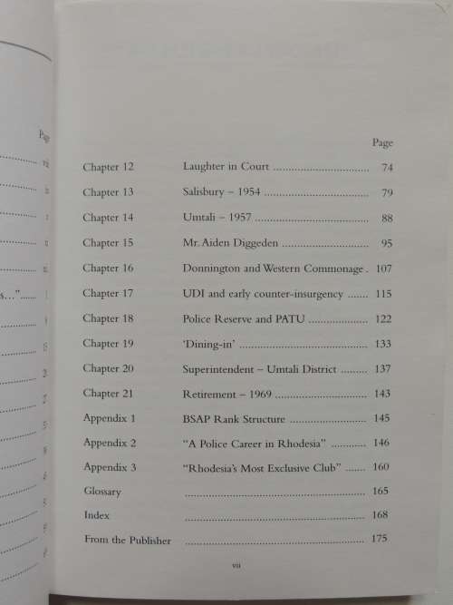 Mapolisa - Some Reminiscences of a Rhodesian Policeman  - David Craven - SIGNED
