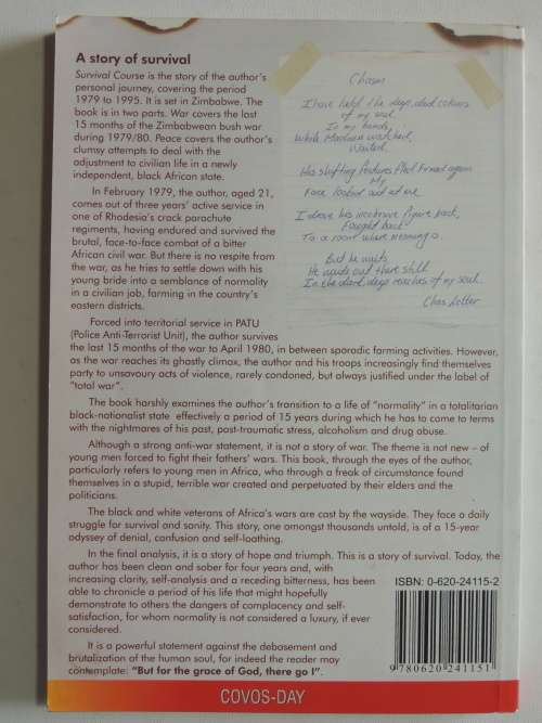 Survival Course- Chris Cocks 1st Edition 1999
