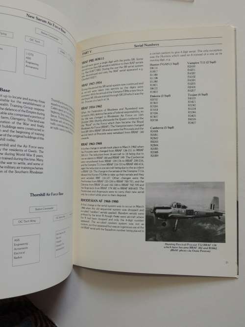 Rhodesian Air Force - A Brief History 1947-1980 - WA Brent