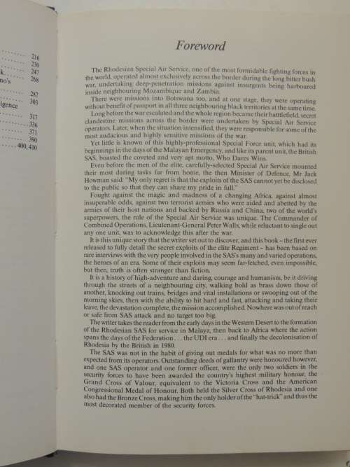 The Elite - The Story of the Rhodesian Special Air Service - Barbara Cole - SIGNED by Author