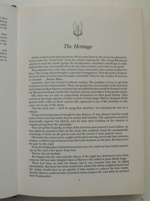 The Elite - The Story of the Rhodesian Special Air Service - Barbara Cole - SIGNED by Author