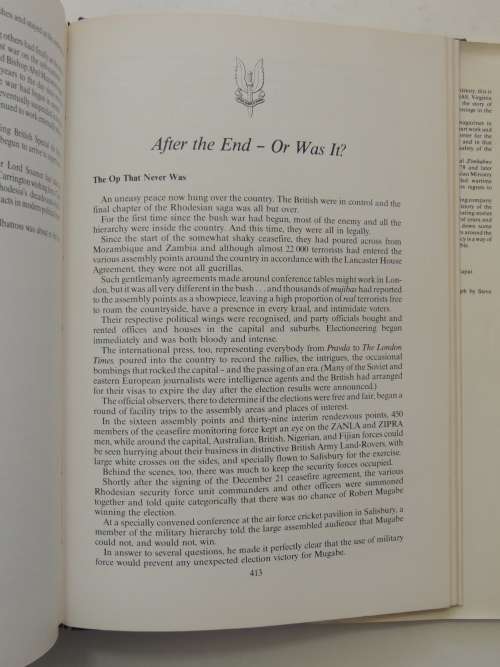 The Elite - The Story of the Rhodesian Special Air Service - Barbara Cole - SIGNED by Author