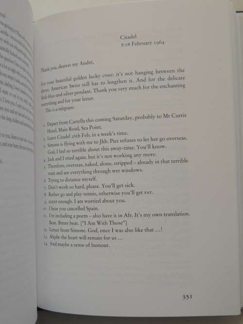 Flame in the Snow, Love letters of Andre Brink & Ingrid Jonker - Francis Gallowy - SIGNEDK Brink