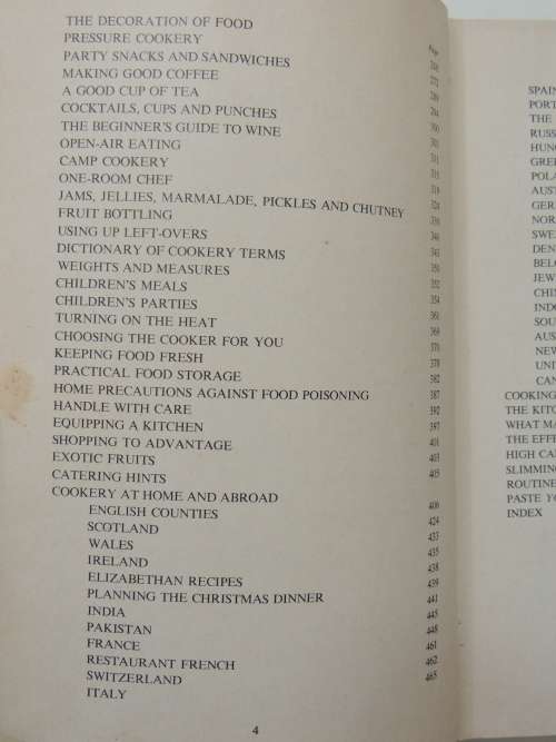 Women`s Own Cook Book - 1964