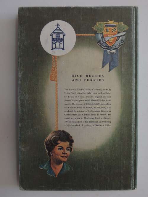 Rice Recipes and Curries in Southern AfricaLesley Faull 1969 - Inscribed by Author, Founder of ...