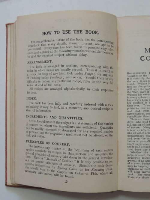 Mrs Beeton`s Cookery Book- Isabella Beeton -1923